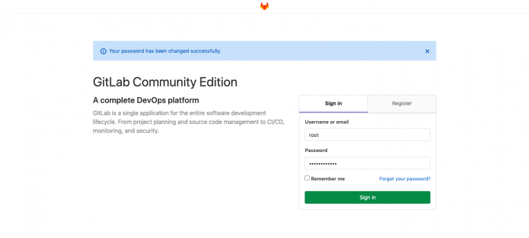 Gitlab создание проекта