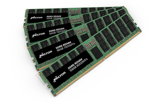 Память Micron DDR5 128 ГБ.