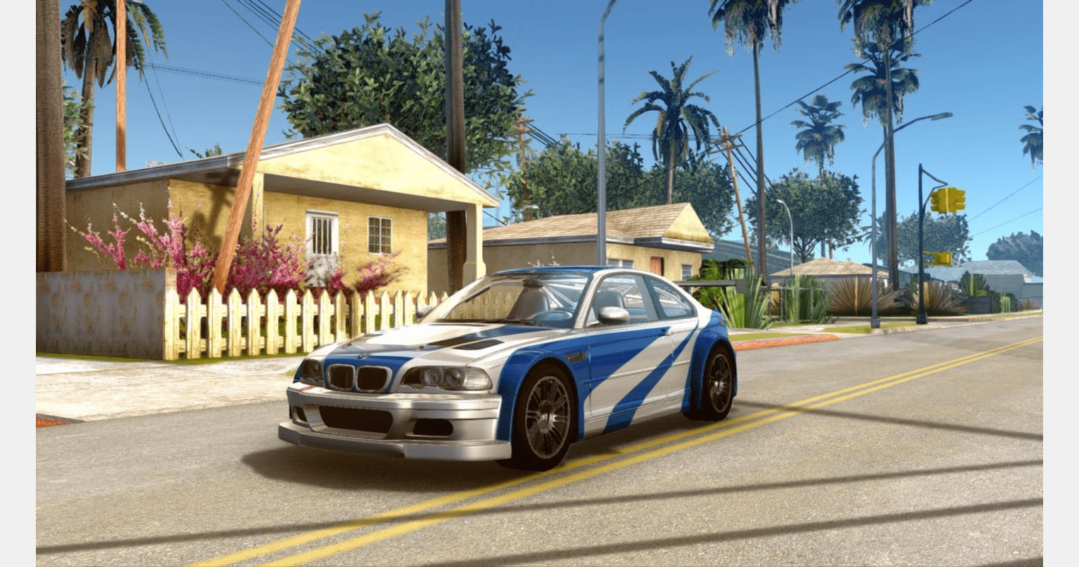 Скриншот из игры «Grand Theft Auto: San Andreas» / 2004 год.