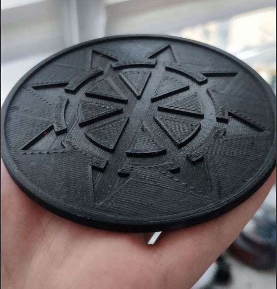 Готовое изделие, напечатанное на 3D-принтере.
