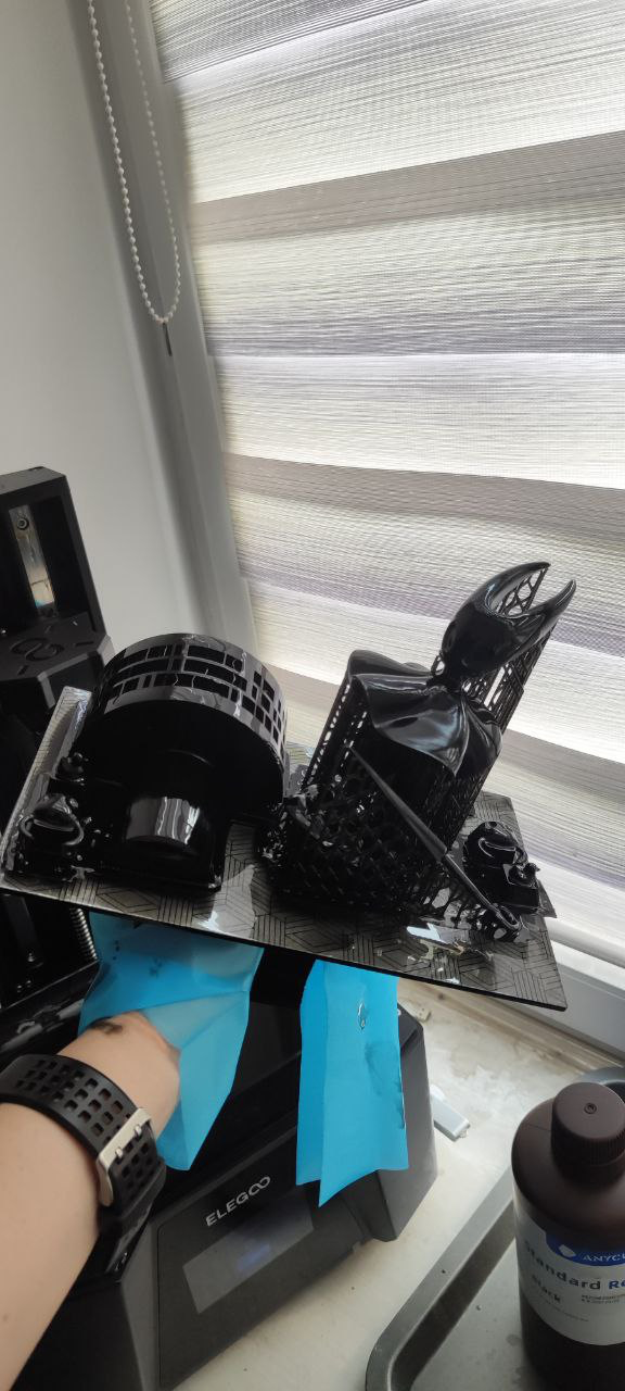 Готовое изделие, напечатанное на 3D-принтере.
