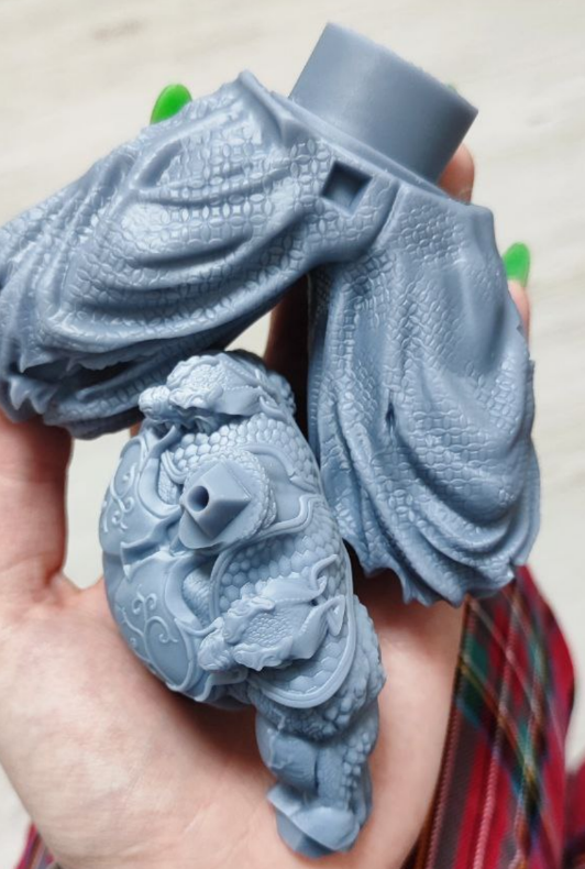 Готовое изделие, напечатанное на 3D-принтере.
