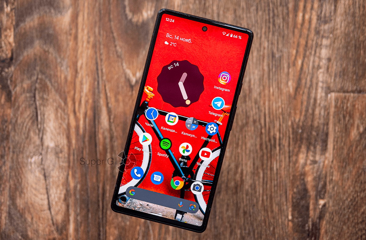 Оболочка Pixel UI.