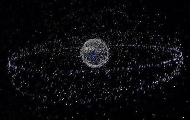 Загрязнение спутниками орбиты.