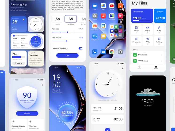Оболочка ColorOS. 