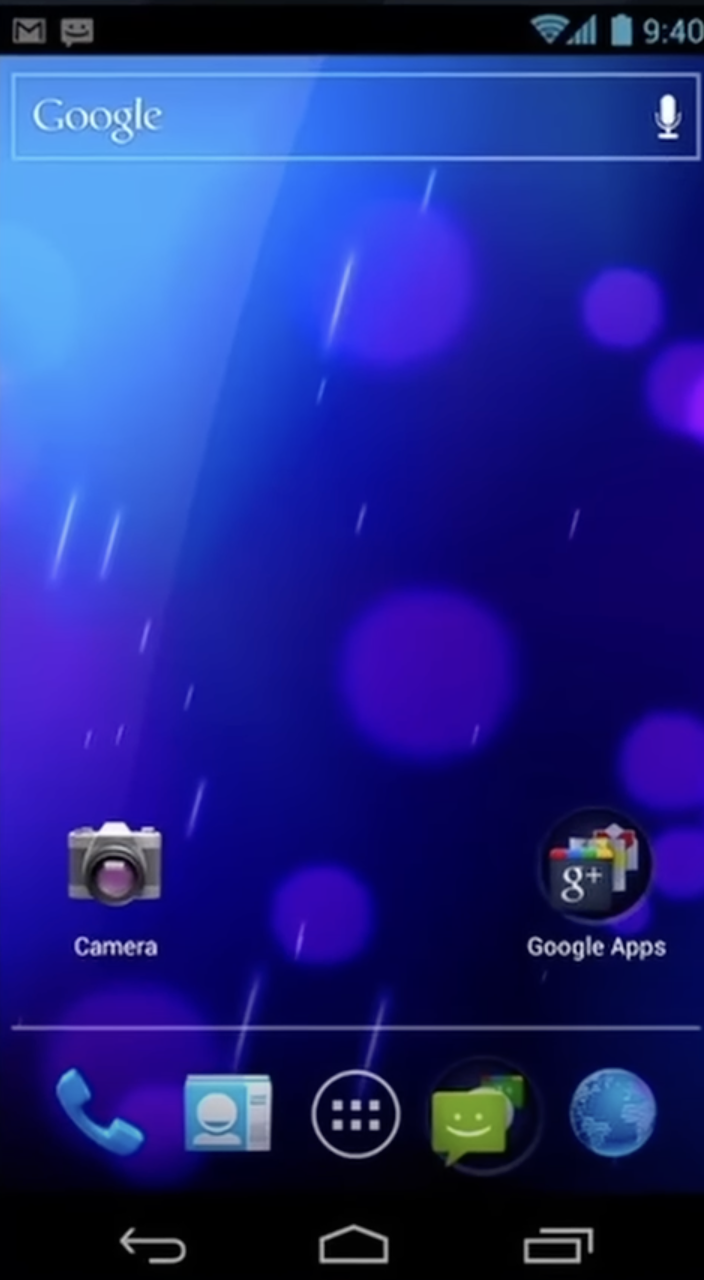 Android 4.0 Ice Cream Center. 