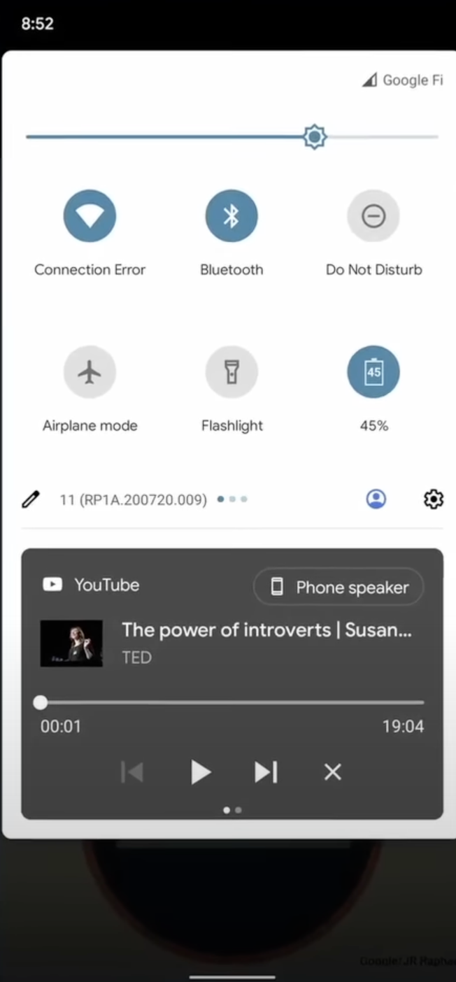 Android 11.0 Red Velvet Cake.