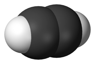Модель ацетилена.