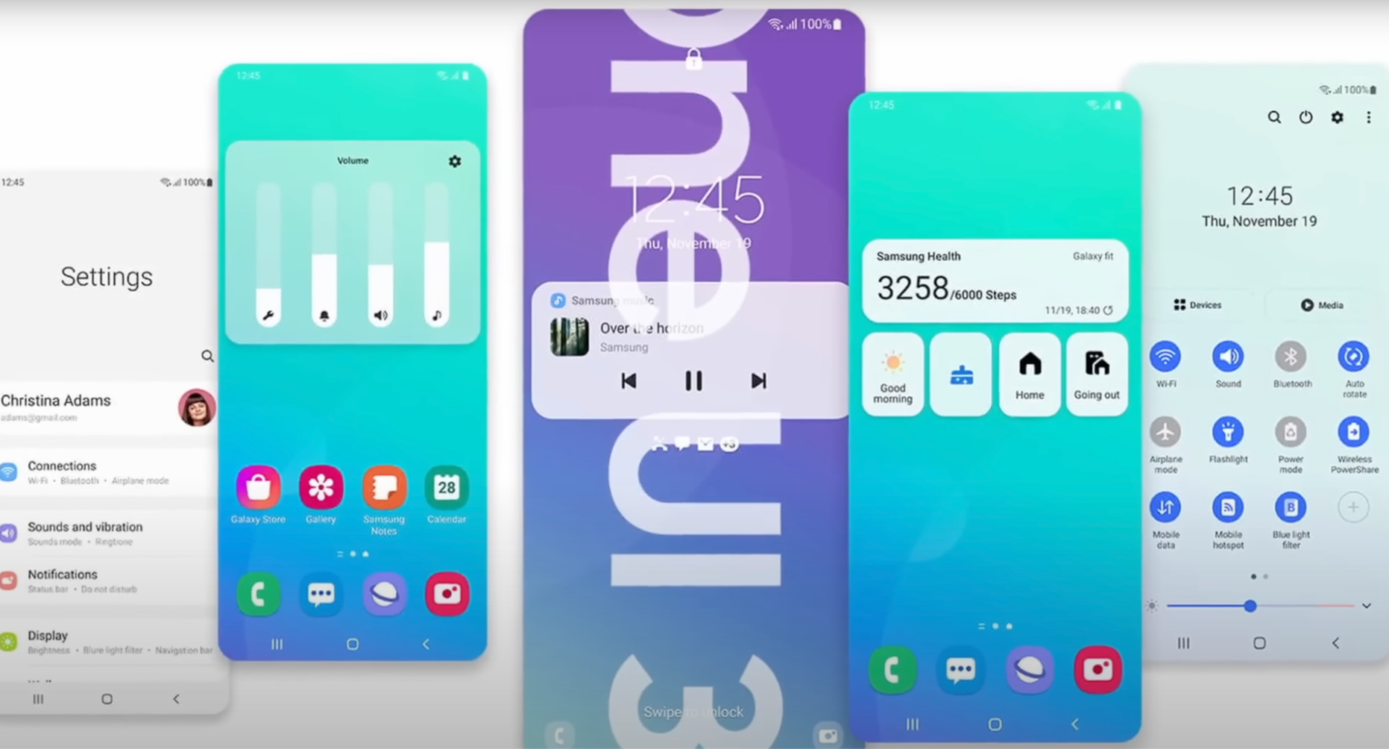 Оболочка One UI.