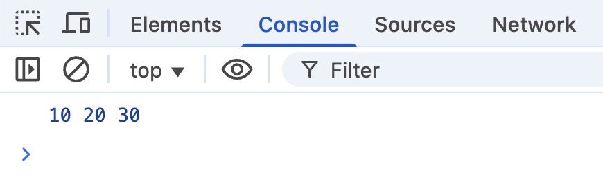 Результат в консоли.
