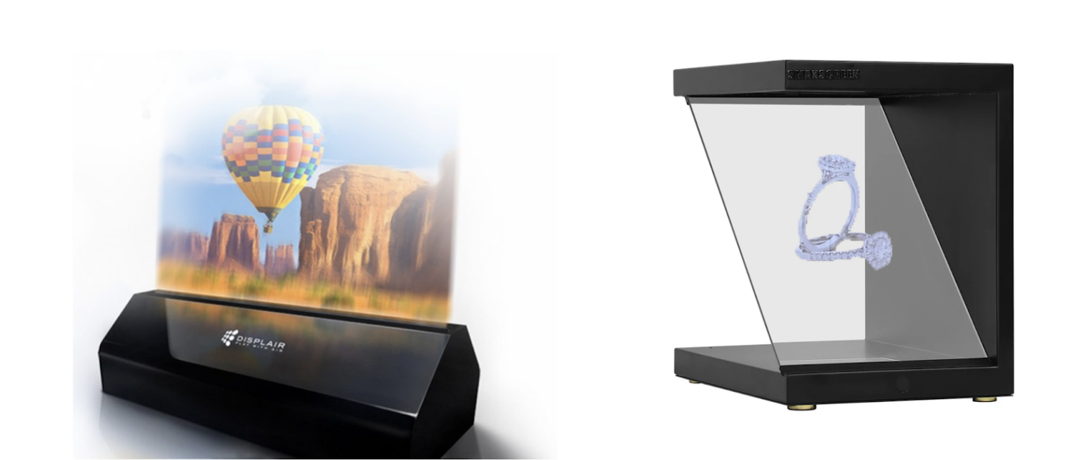 Проекционные голографические дисплеи.