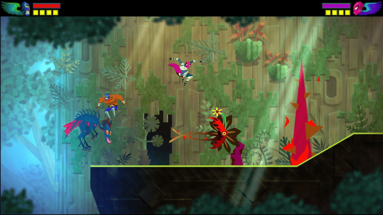 Еще одна красочная сцена сражения.