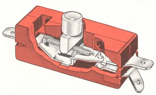 Микропереключатель Cherry E13-00E.