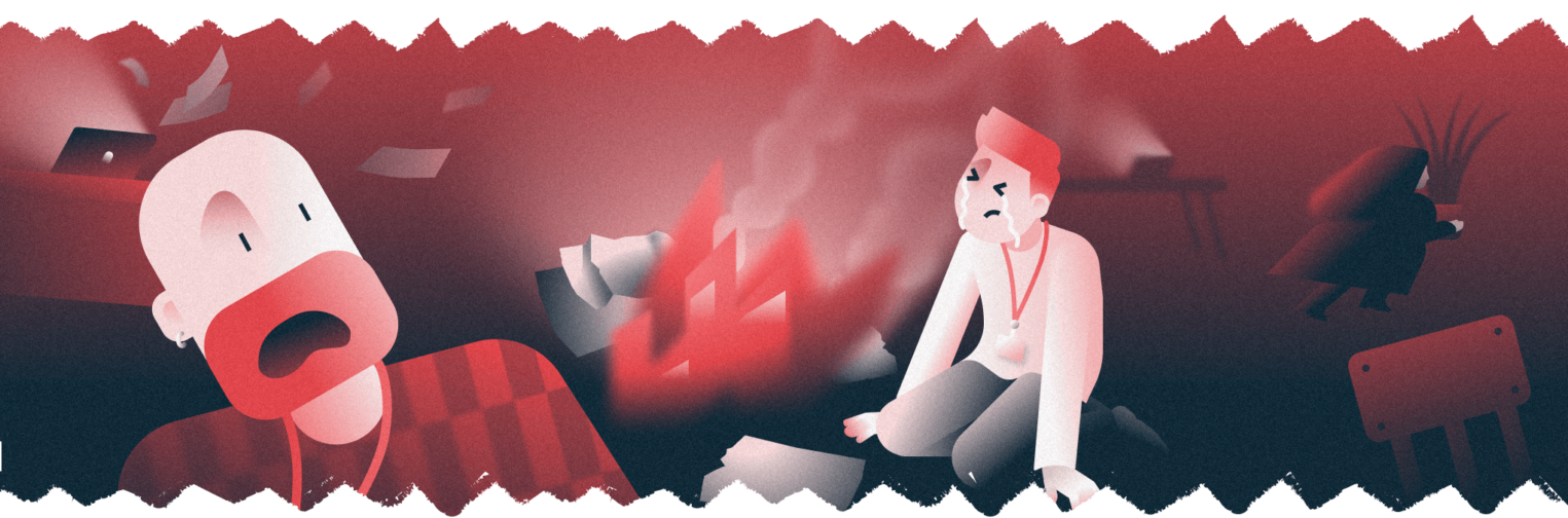 Паника в офисе.