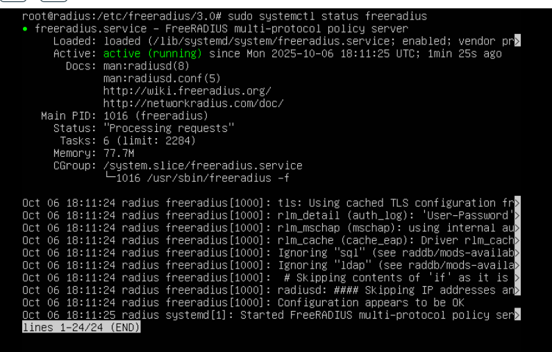 Скриншот консоли.