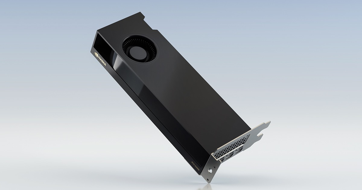 Профессиональная видеокарта NVIDIA RTX A2000 для серверов, предназначенная для 3D-рендеринга и задач фотореалистичной визуализации.