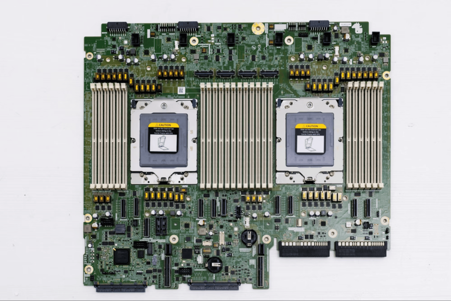 Плата на базе AMD, вид сверху