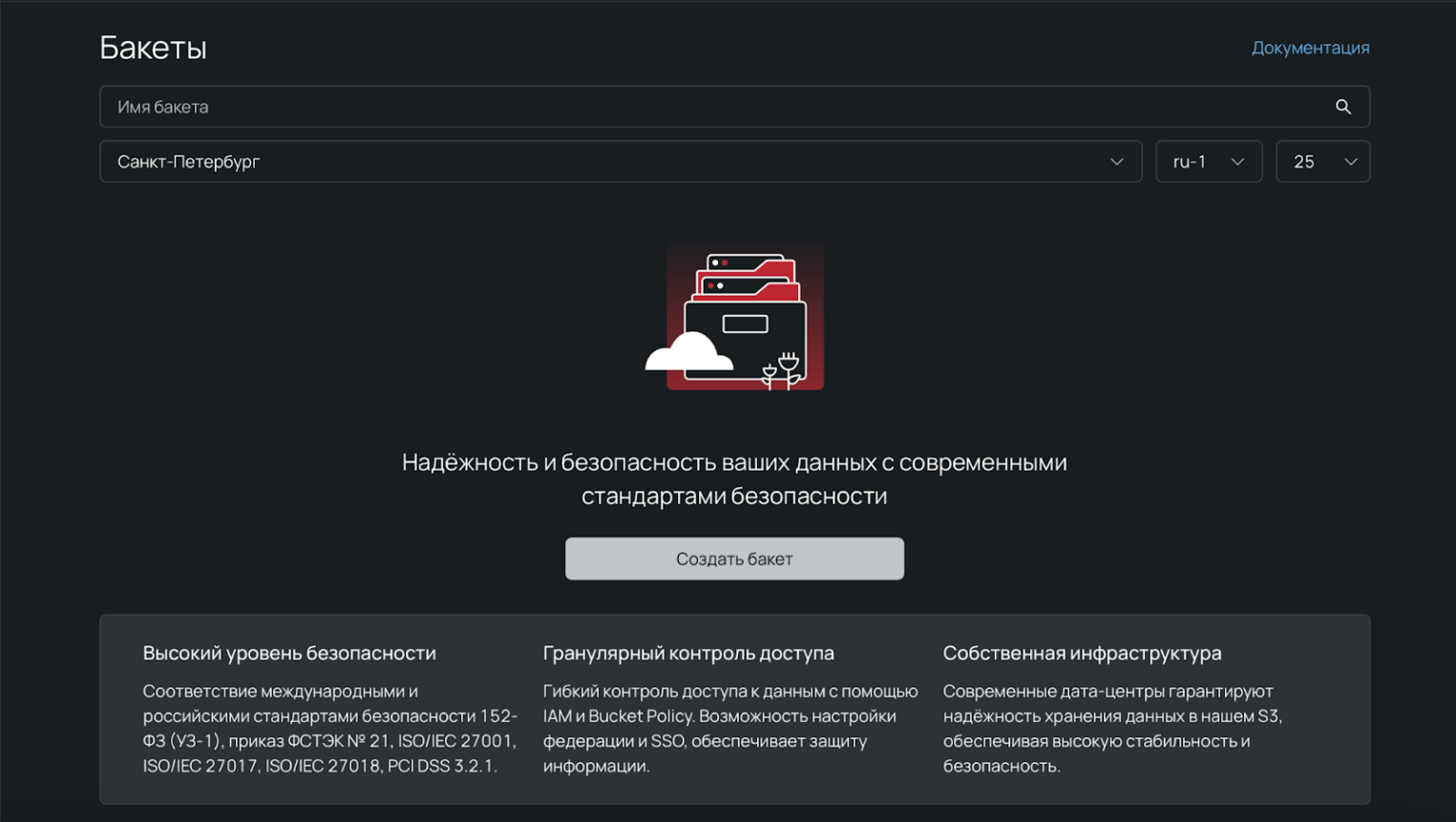Скриншот из панели управления.