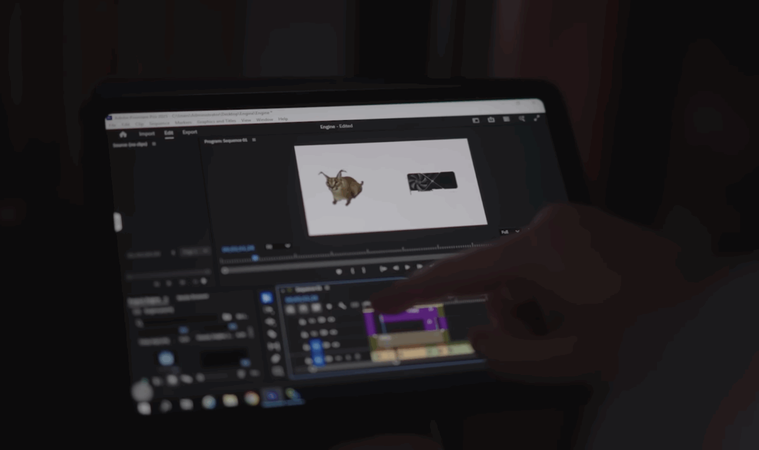 Фото: использование удаленного рабочего стола с планшета.