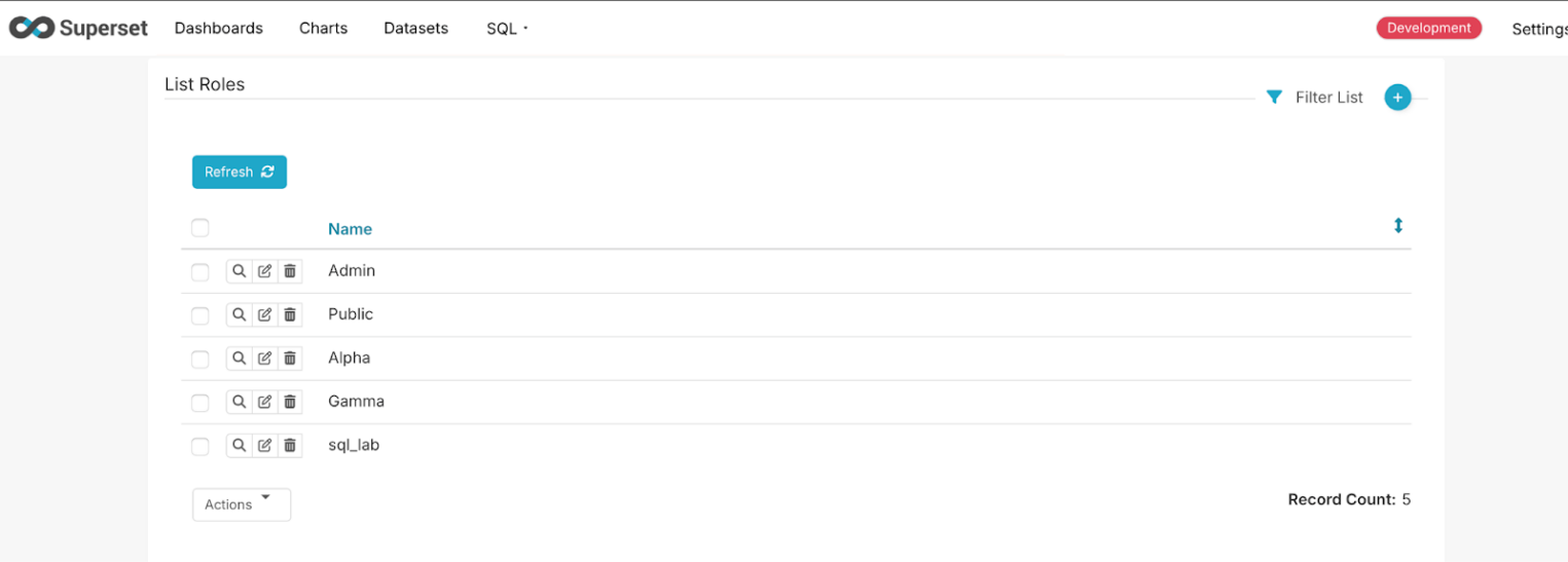 Скриншот вкладки List Roses.