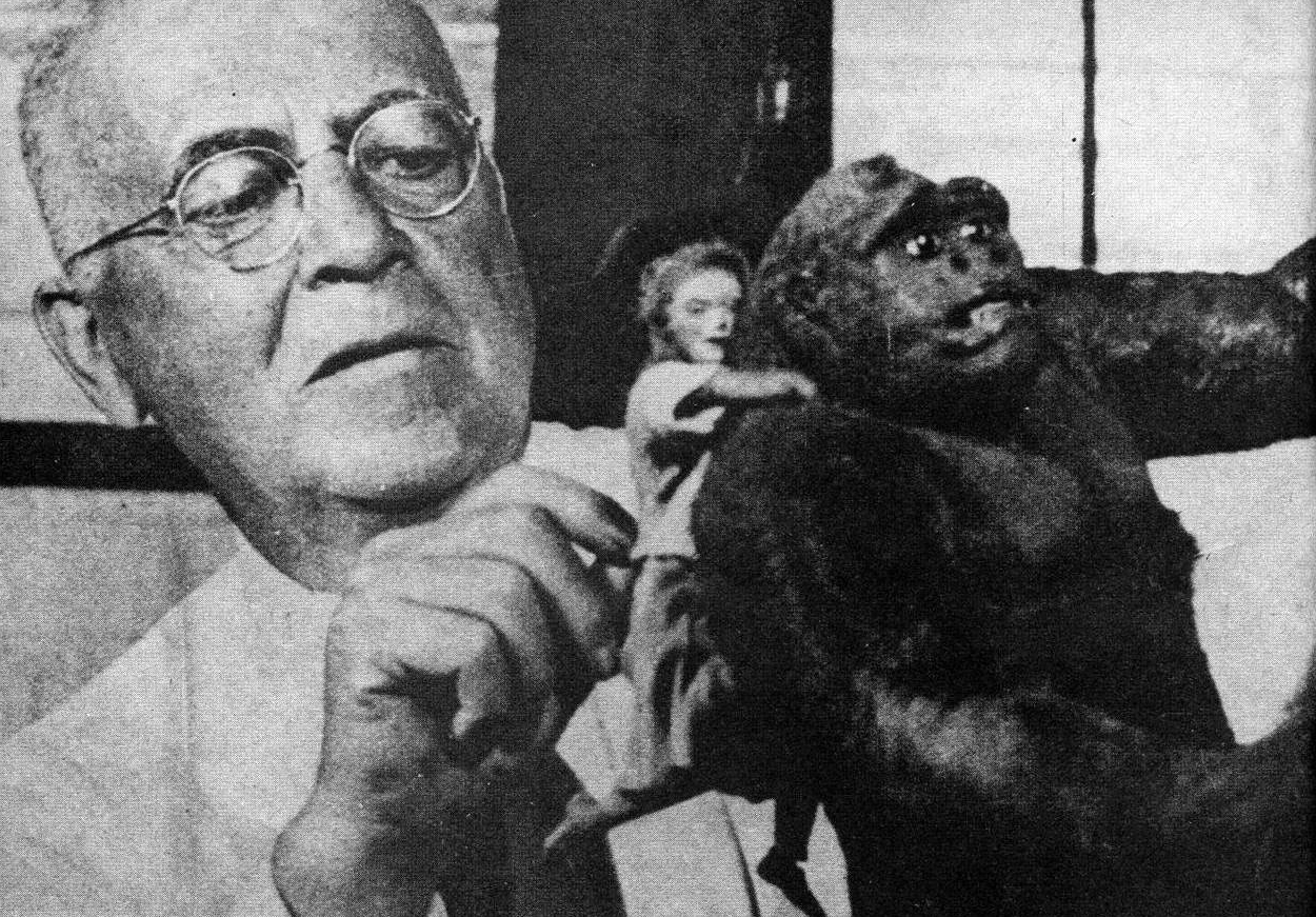 аниматор Уиллис О’Брайен и его Кинг-Конг.