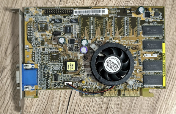 ASUS V6600MX/NVIDIA NV10 GeForce 256 32MB.
