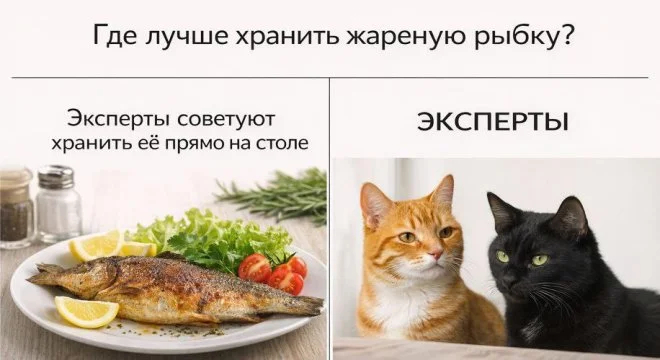 Мем с котами в роли экспертов.
