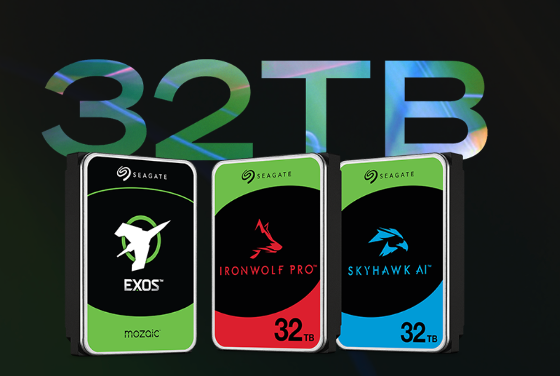 SkyHawk AI, IronWolf Pro и Exos.