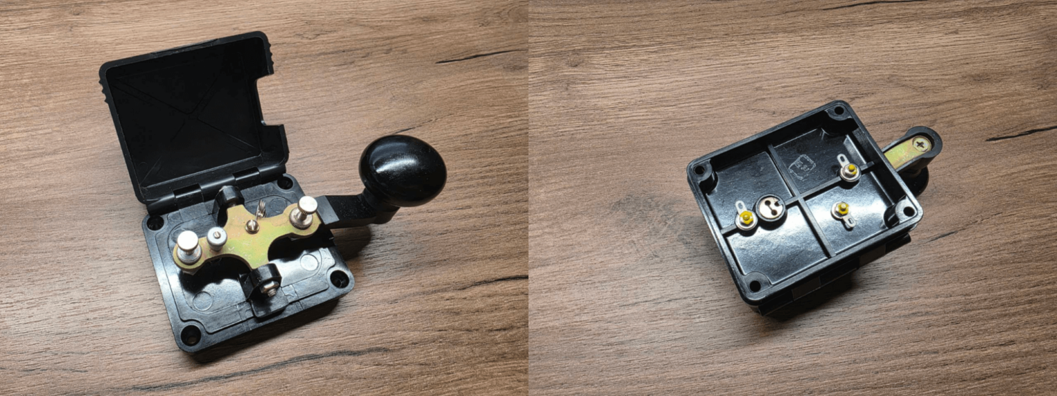 Фото телеграфного ключа.