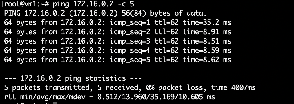 Логинимся на ВМ2.