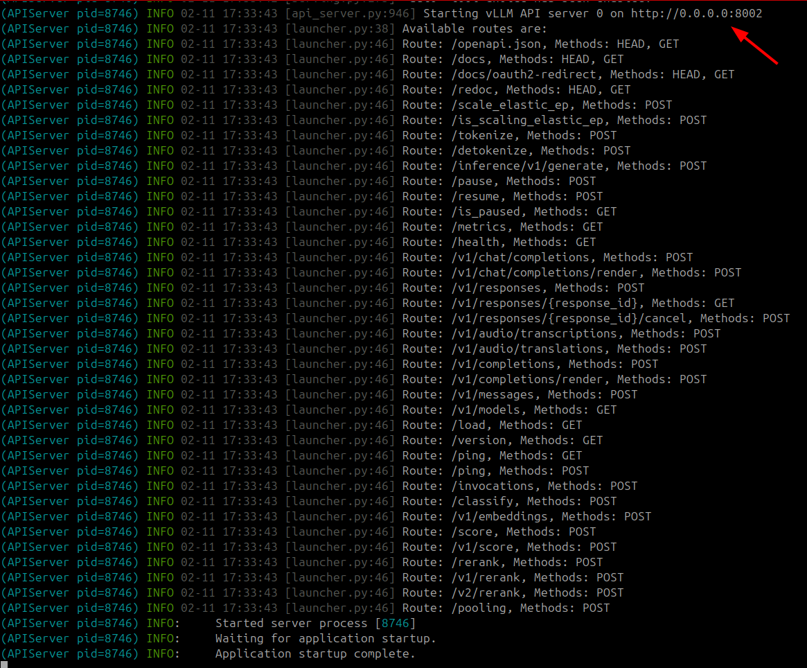 Скрин консоли с скачиванием модели.
