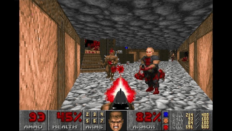 Скриншот из Doom.