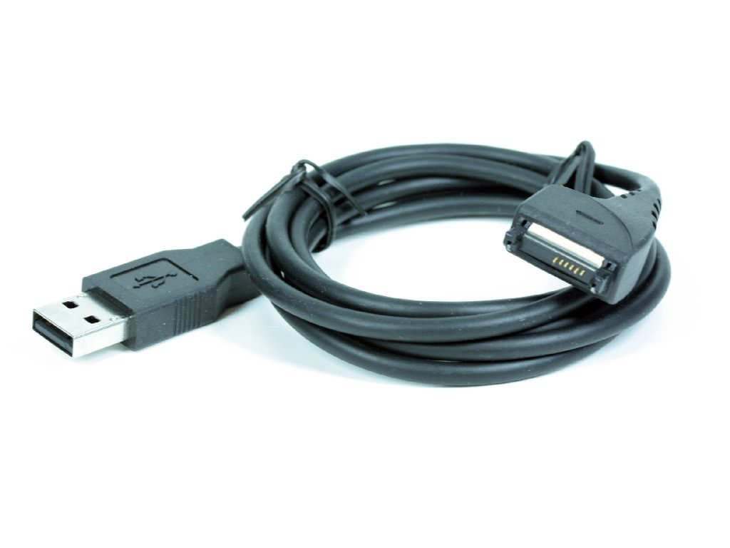 Внешний вид кабеля Nokia DKU-2 с разъемами USB-A и фирменным POP-Port.