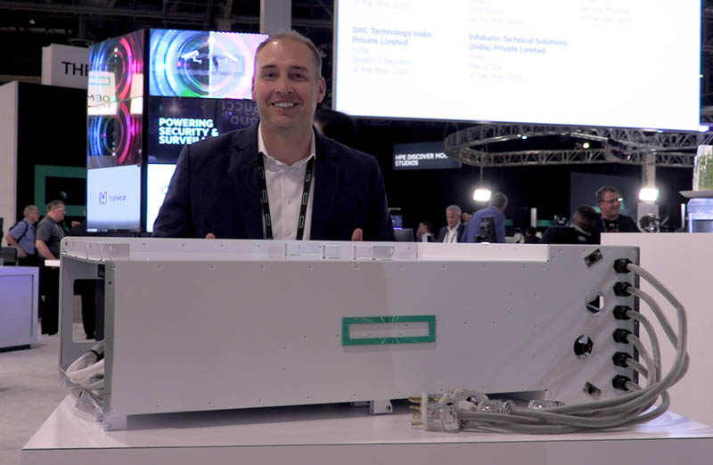 Серверное шасси первой версии HPE Spaceborne Computer.
