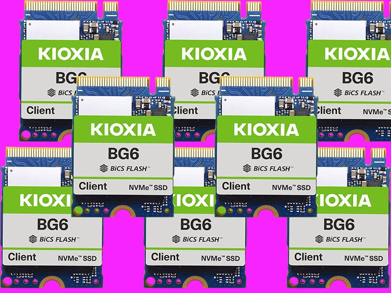 Потребительские накопители Kioxia BG6 NVMe SSD.