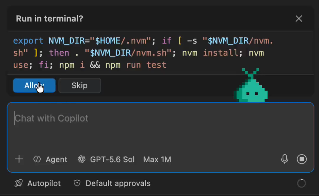 Такой вот друг будет жить у вас в Visual Studio Code.