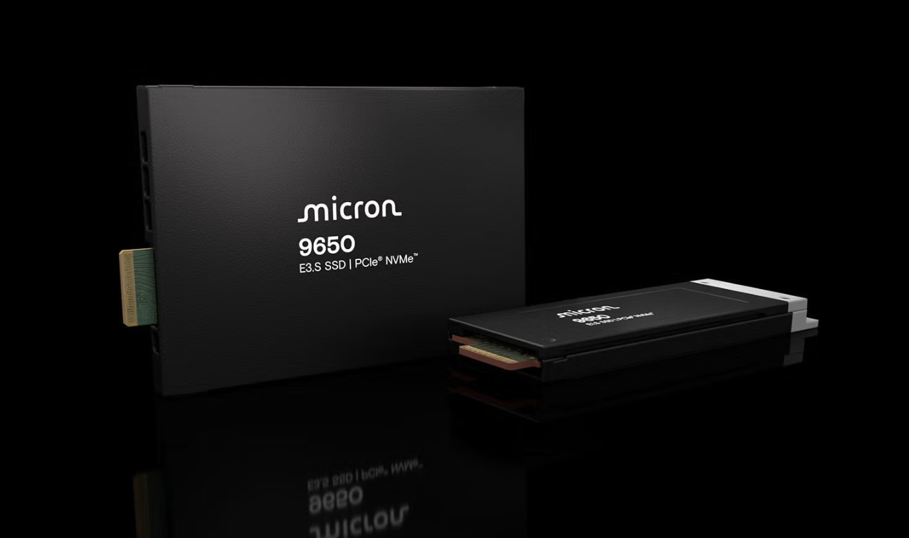 Твердотельные накопители корпоративного класса Micron 9650 NVMe SSD в различных форм-факторах.