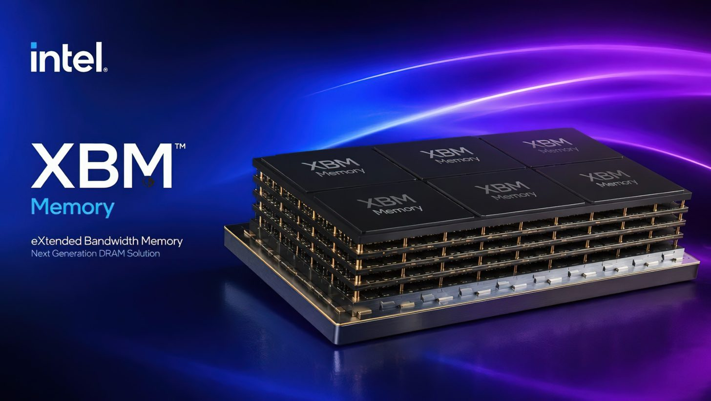 Архитектура многослойной памяти Intel XBM (eXtended Bandwidth Memory) следующего поколения.