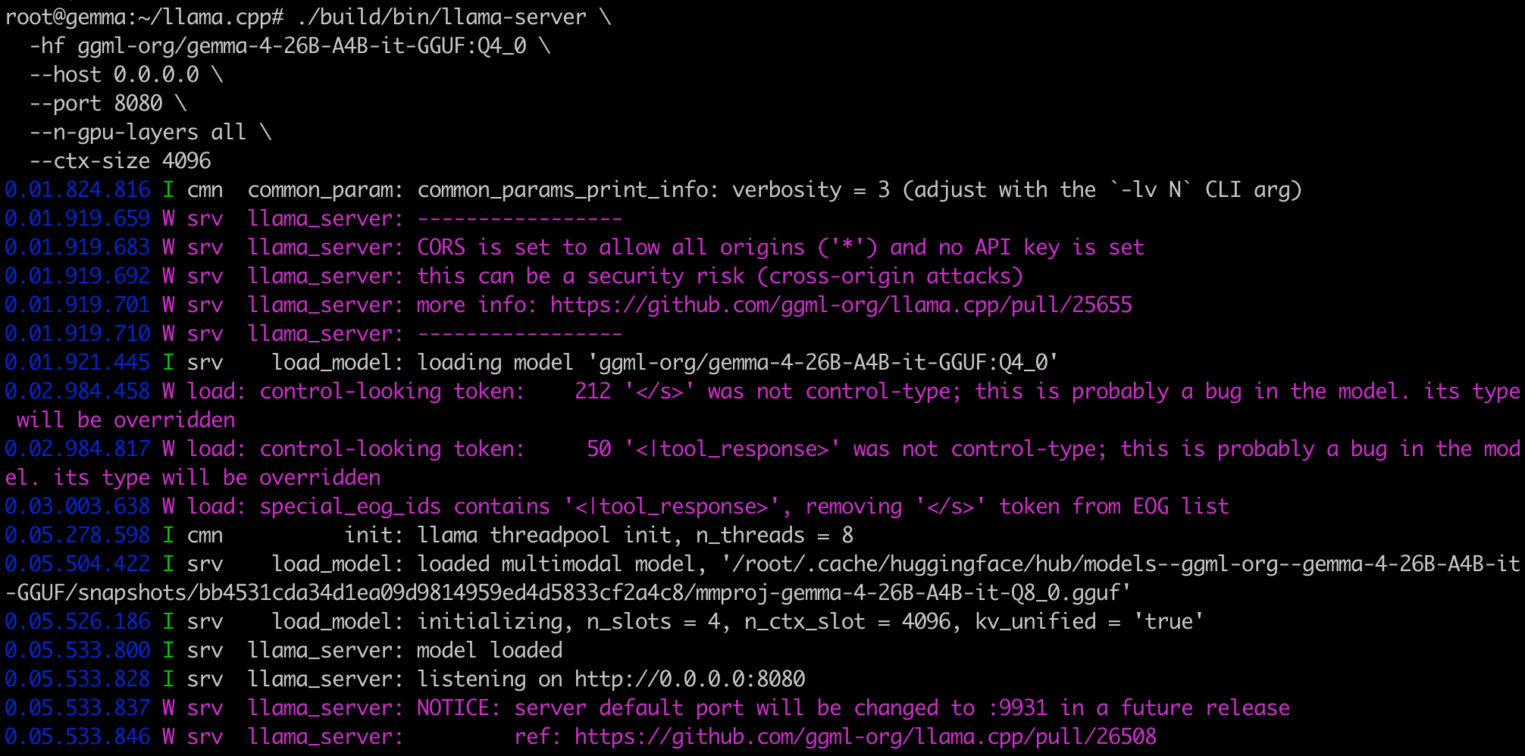 Так можно задать размер контекста в 4 096 токенов.