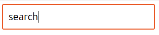 Отображение поля ввода поиска в Firefox.