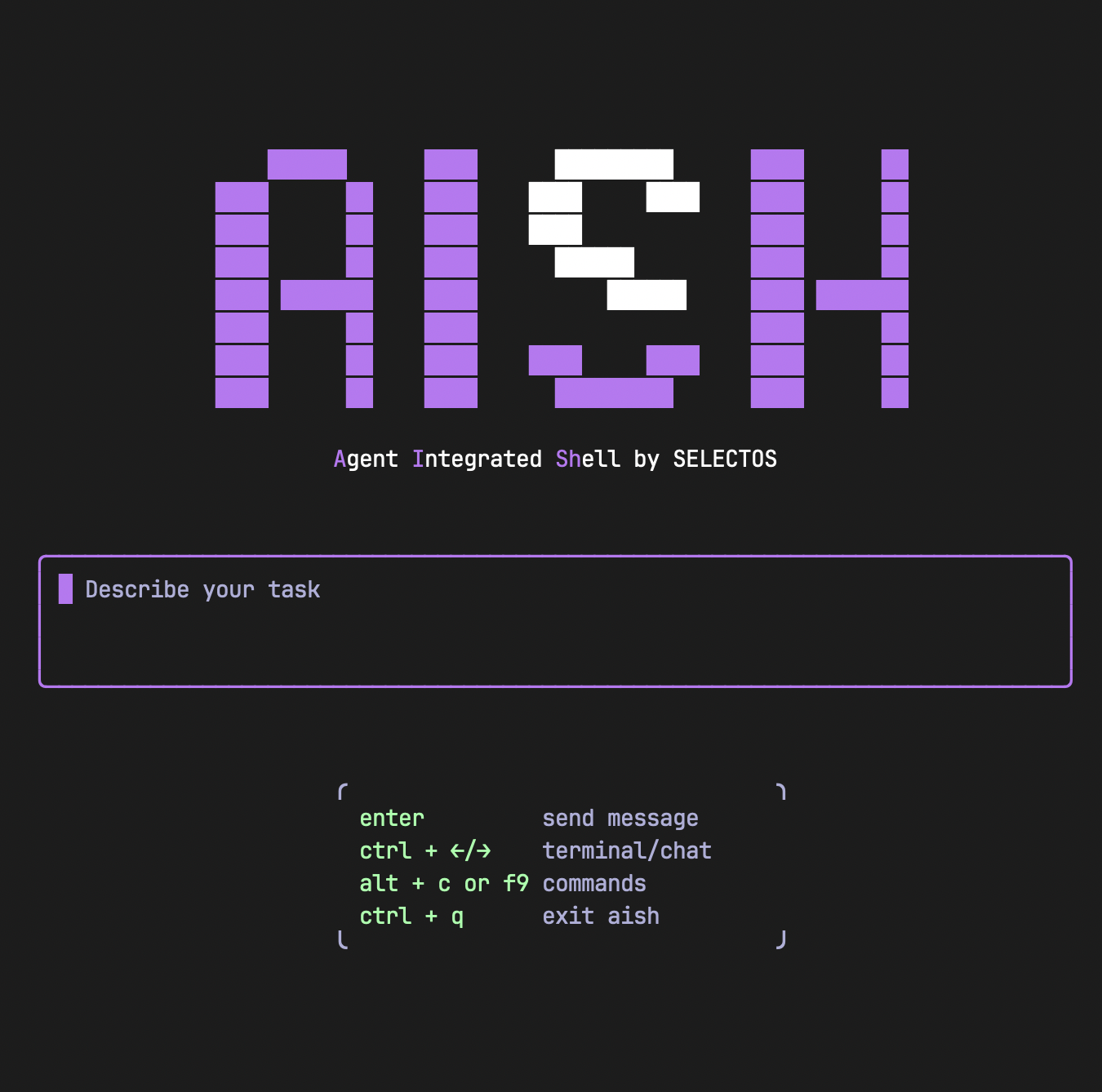 Скриншот главного экрана AISH.
